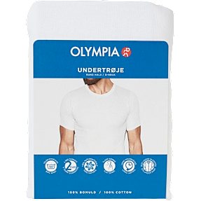 Olympia herre T-shirt rund hals str. XL - hvid