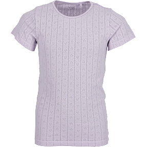 VRS børne T-shirt str. 122/128 - lilla