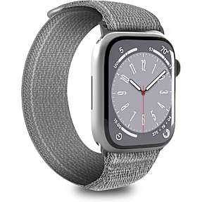 Puro Trial Loop Apple Watch 9 38–40–41 mm og 10 42 mm - grå