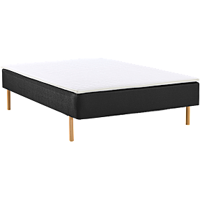Nordisk Fjer boxmadrasseng 140x200 cm - sort