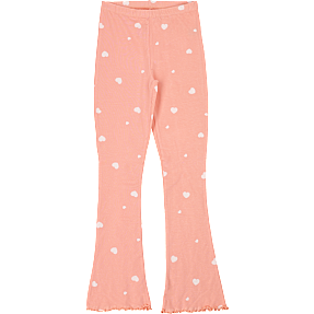 VRS børne leggings med svaj forneden str. 122 - pink