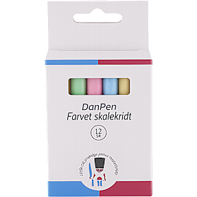 Danpen skolekridt - flere farver