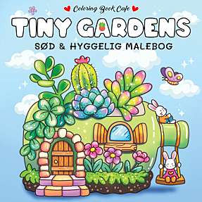 Tiny Gardens malebog - Coloring Book Cafe