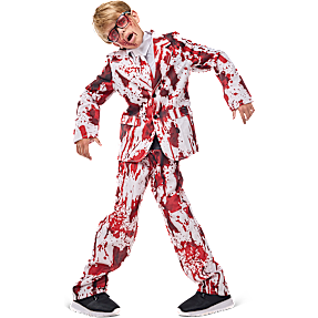 Halloween blodigt jakkesæt kostume