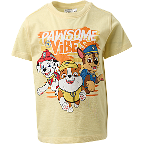 Paw Patrol T-shirt str. 110/116 - gul
