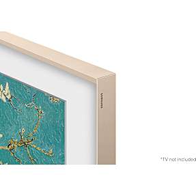 Samsung The Frame ramme 75" – sand guldfarvet