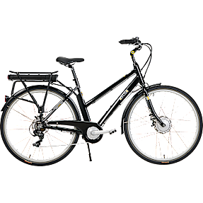 SCO E-city dame elcykel 7 gear 28" 10,4AH - sort