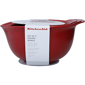 KitchenAid røreskålesæt - rød