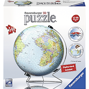 Globus 3D puslespil - 540 brikker