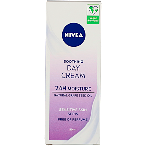 Soothing dagcreme m. vindruekerneolie m. solfaktor 15 sensitiv hud