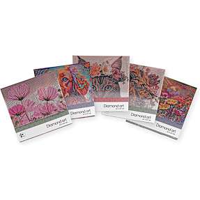 Diamond art 20 x 20 cm - flere varianter - assorteret