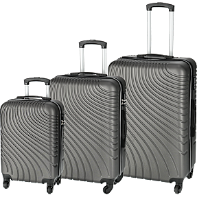 Overland trolley 4 hjul 56 cm - grå