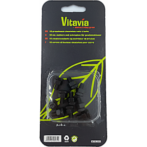 Vitavia bolte og møtrikker - sort