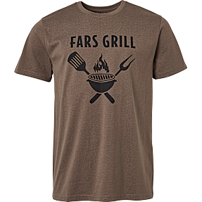 VRS herre T-shirt str. M - brun
