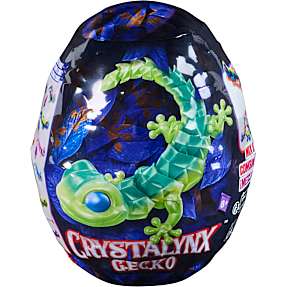 CrystaLynx Gecko figur – flere varianter – assorteret