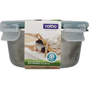 Rotho Nala madopbevaring rund - stål - 900 ml
