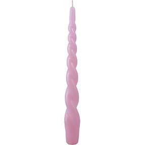 Snoede stagelys 2,2x24 cm - rosa