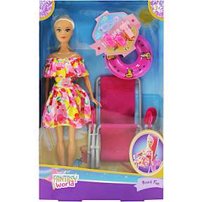 Fantasy World Beach Fun dukke 29 cm