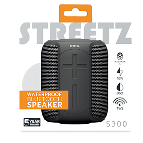STREETZ S300 BT bluetooth højtaler - sort