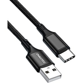 Oniverse USB-A til USB-C Ladekabel - Sort