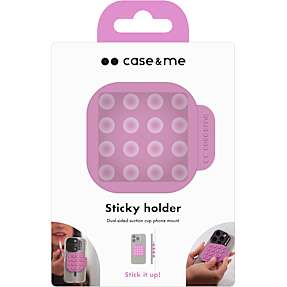 Case&me sugekop til mobil - pink
