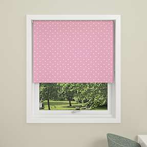 DEBEL Star rullegardin 90 x 210 cm - lyserød