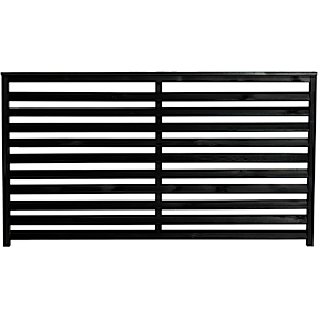 Nordic Fence Nova hegn - sort grundmalet