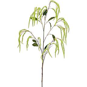 Amaranthus grøn kunstig blomsterstilk