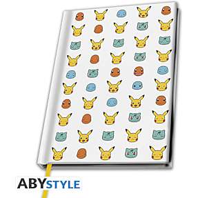 Pokémon A5 notesbog - starterne