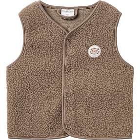 Tiny One teddy vest str. 80 - beige
