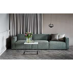 GRO 3 personers modulsofa - mosgrøn