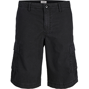 JJ REBEL herre shorts i bomuld str. 4XL - sort