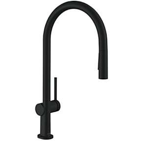 hansgrohe Talis M54 køkkenarmatur 210 2jet med udtræk mat sort. C-tud