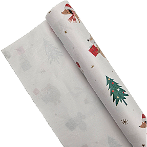 Gavepapir 70 cm x 3 m - flere varianter - assorteret