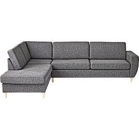 Rom Nordic venstrevendt open-end sofa - antracit