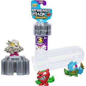 Mrbeast lab swarms fusion figur 3-pak - flere varianter - assorteret