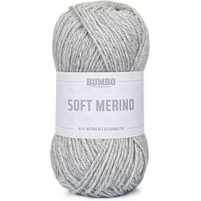BUMBO Soft Merino Uldgarn - Sølvgrå 128