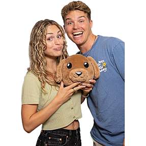 Peepz Jas og Mika bamse 20 cm - Baloo