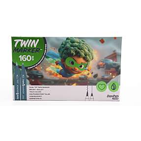 Danpen Junior Twinmarkers 160 stk