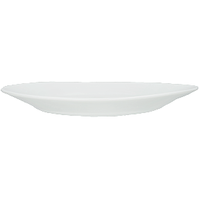 Ovalt fad opalglas - 30 cm