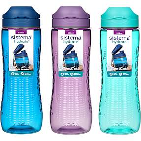 Sistema Tritan Quick Flip drikkedunk - 800 ml - flere varianter - assorteret