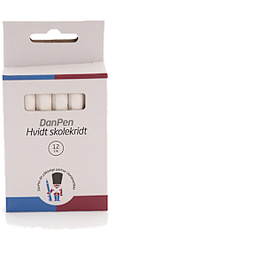 Danpen skolekridt - hvid
