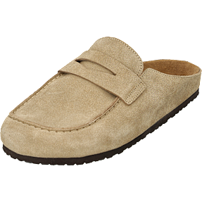 VRS dame slippers i ruskind str. 41 - beige