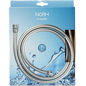 Norh Herdis bruseslange 1,5 meter PVC - sølv