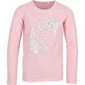 VRS børne bluse str. 98/104 - rosa
