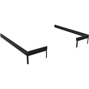 Halls Qube Lean-To 6 · 4.7 m² fundament - sort