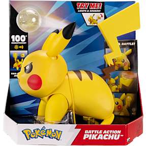 Pokémon Battle Action Pikachu interaktiv figur 30 cm