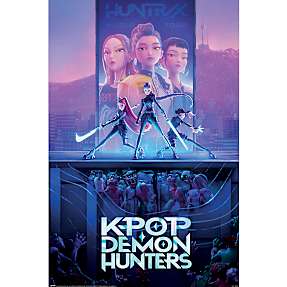 K-pop Demon Jagerer Plakat
