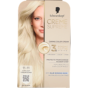 Caring Color Creme permanent hårfarve 11-11 Ultra Light Titanium Blonde