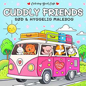 Cuddly Friends malebog - Coloring Book Cafe